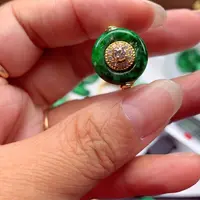 翡翠银S925镶嵌颈饰翡翠
