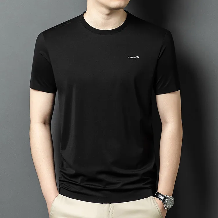 男t打底短袖韩版新款简约日系弹性速干正品轻薄透气高级感