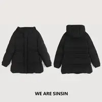 “雪域黑天鹅”无胆黑科技！325g大朵90白鹅绒！超蓬松保暖系腰羽绒服