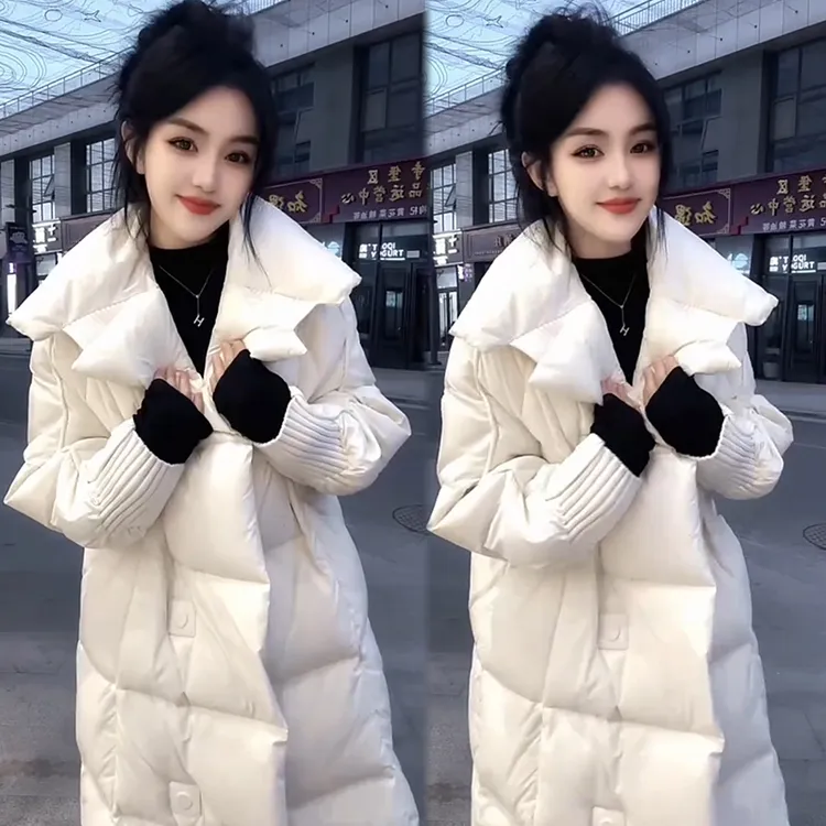 2025秋冬新款时尚显瘦气质网红高档洋气女高级百搭宽松大码棉服潮