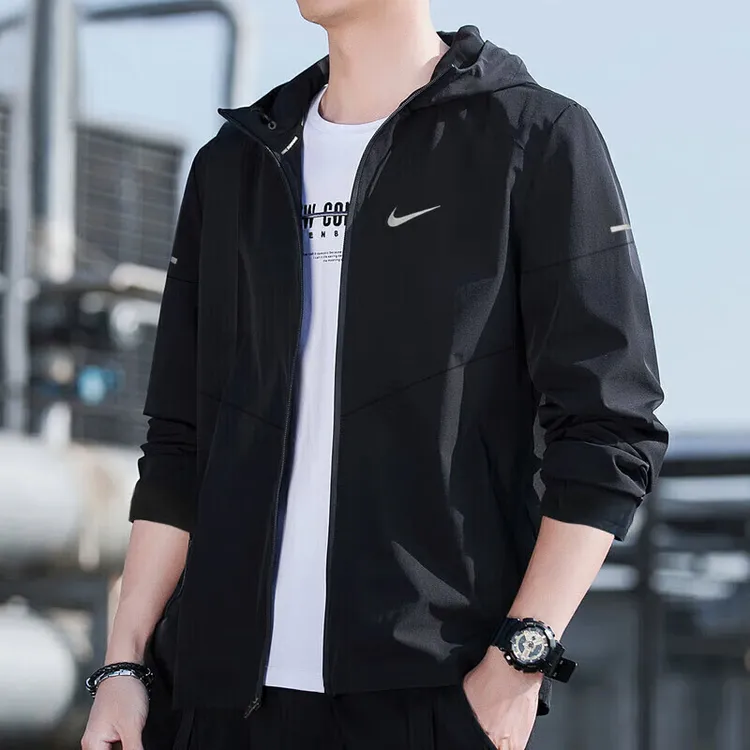 NIKE/耐克男装夹克25秋新款休闲运动服新派简约跑步训练防风外套