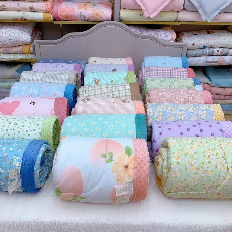 秋冬棉绒高品豆豆被单人双人皆可