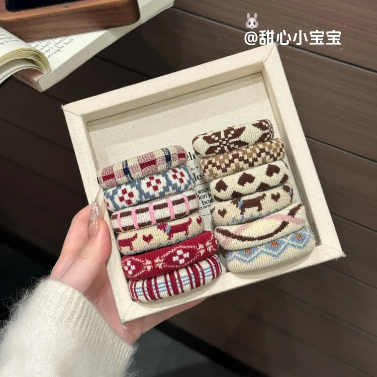 不勒发无扎痕头绳女扎马尾高弹力耐用头圈发绳扎头发皮筋发圈头饰