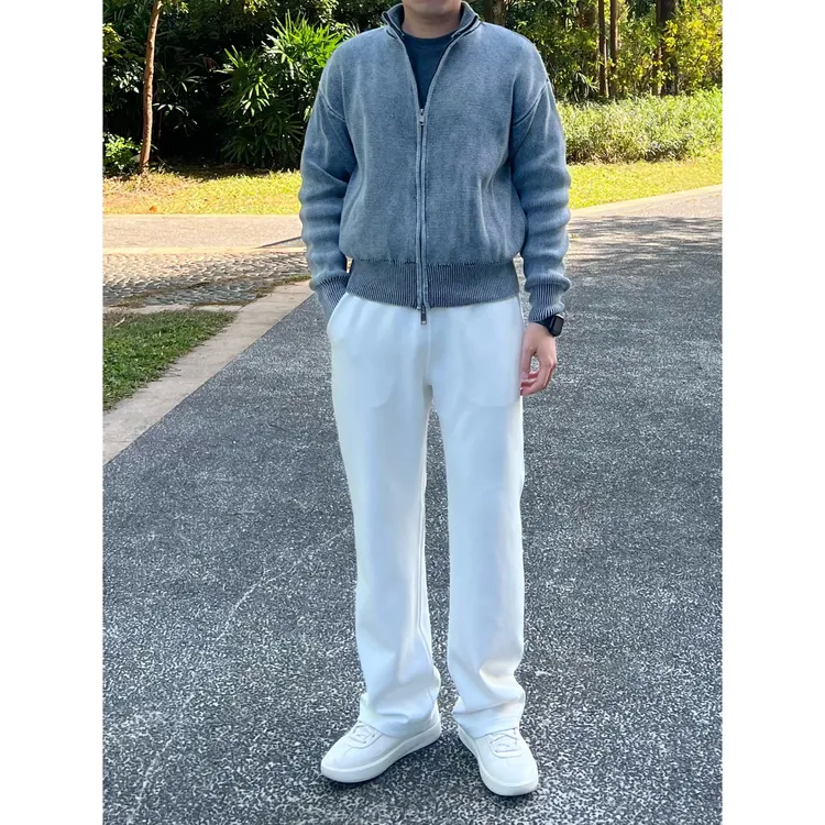 soft jersey男士秋冬舒适宽松软糯 百搭松弛直筒加厚加绒长裤卫裤