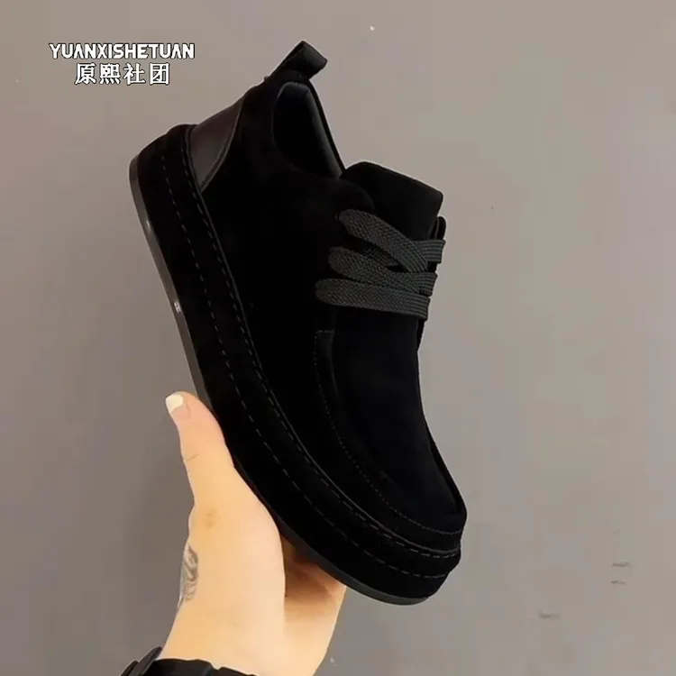 【经典爆款】新款时尚休闲鞋男士潮流百搭一脚蹬懒人鞋软底散步鞋商品图