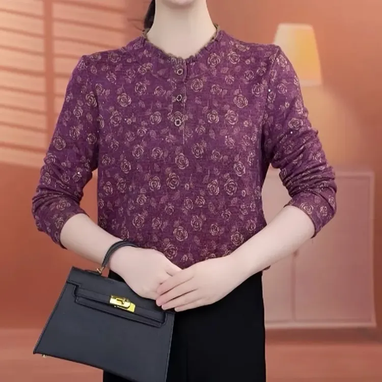 CX147【出口原单】法式高级优雅百搭显瘦遮肉衬衫-西西