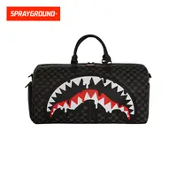 SPRAYGROUND鲨鱼嘴棋盘格行李包大容量时尚潮流同款XB W1135507