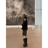 【迷失岛】“羊毛短裤”静奢质感百搭休闲松弛感四分条纹短裤21888