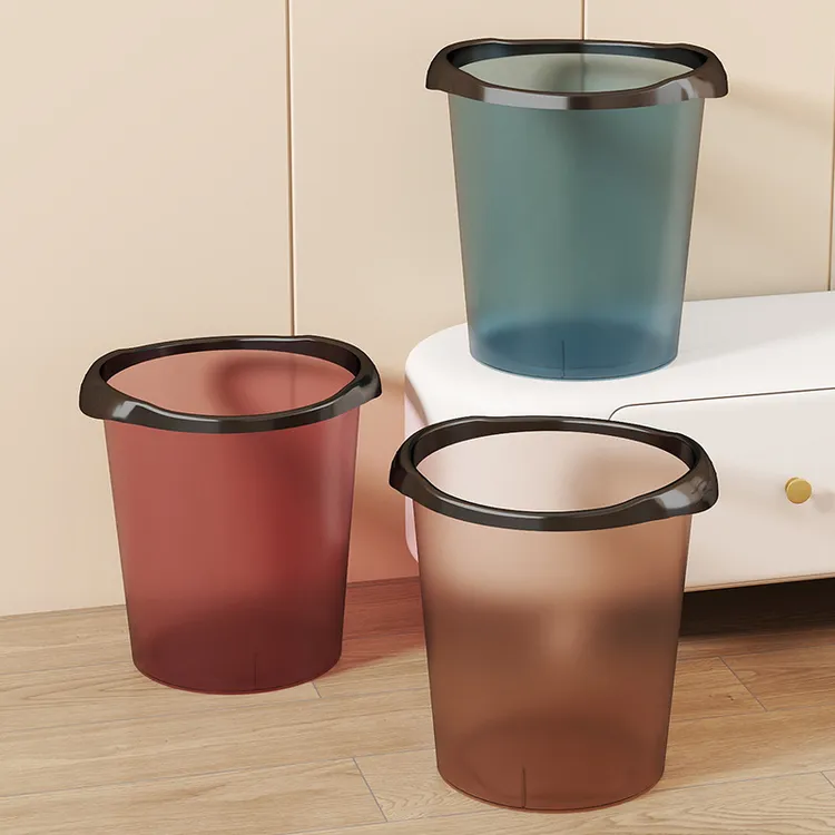 透明垃圾桶家用厕所客厅卧室厕纸篓高颜值