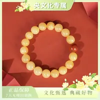 【央专属】11mm俄料蜜蜡搭四川满色满肉南红单圈手串（预）
