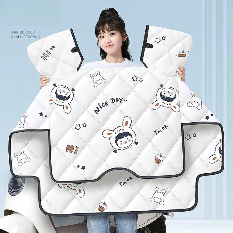 电动车挡风被四季通用夏季双面防水防晒防雨罩电瓶机车2025新款