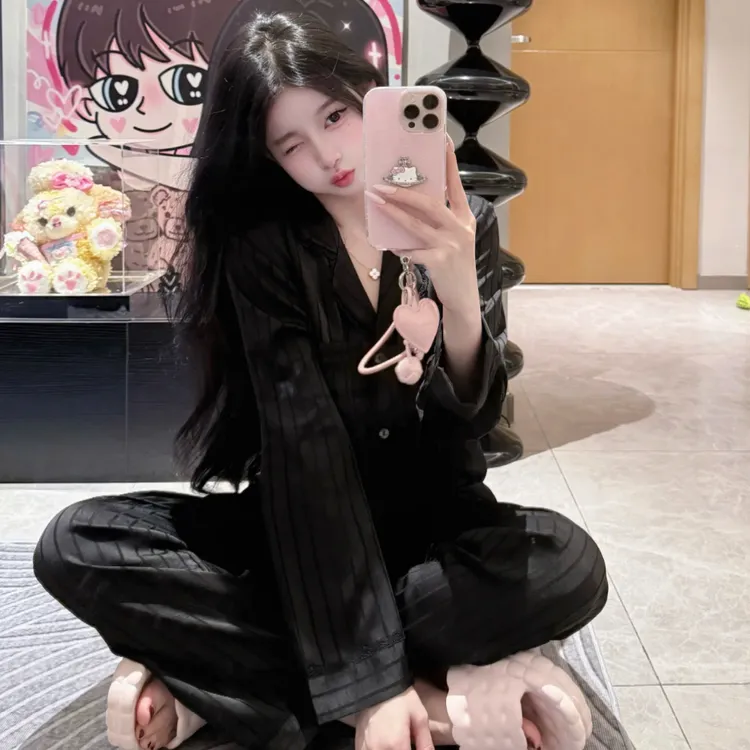 实拍！！【小红书同工厂/系列合集】圣诞雪花 氛围感四季定制款睡衣女