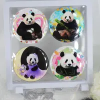 小九定制月月生日限定炫彩拉丝75MM吧唧套装独特设计超吸睛