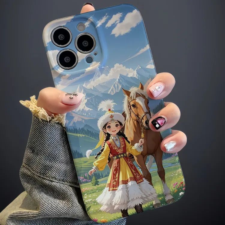【苹果/华为/小米/OPPO/VIVO】哈萨克族风格的手机壳个性网红创意