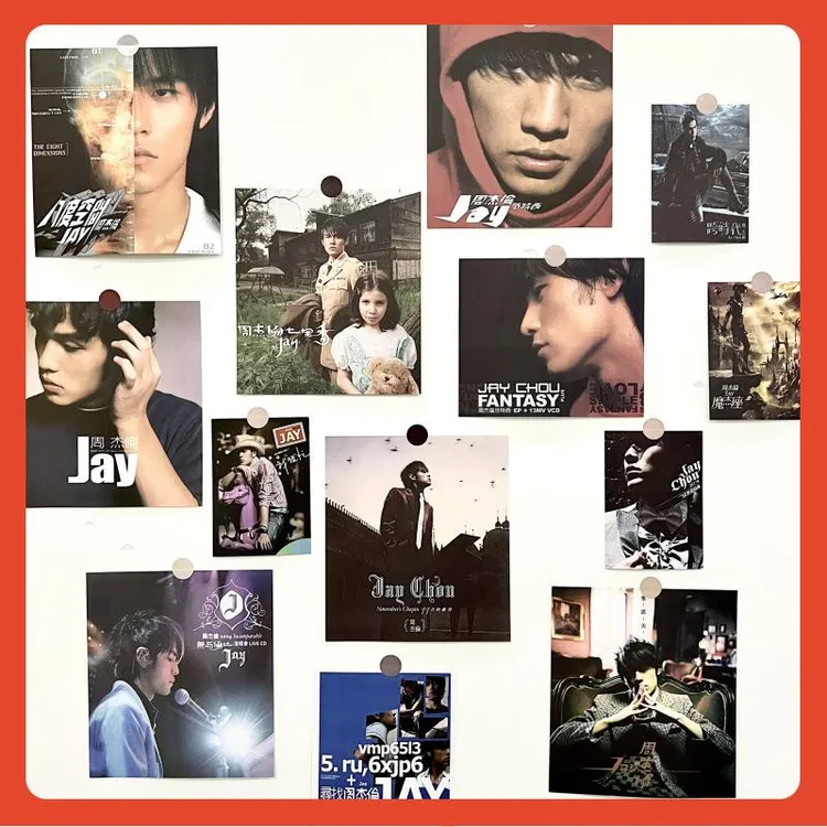 ✅复古ins人物墙贴房间卧室墙面背景装饰周杰伦五月天海客厅贴画