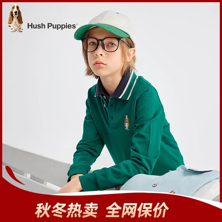 S学院风长袖POLO衫 秋新款 暇步士童装DR