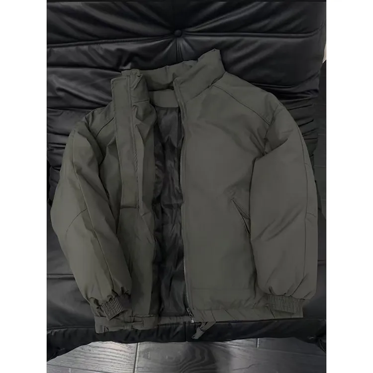 美式工装棉服男款冬季加厚潮牌高级感短款棉衣外套立领冬装面包服