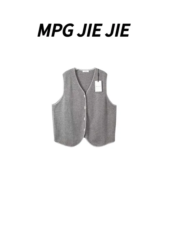 MPG JIEJIE【露华浓】25早秋绵羊毛设计款马夹