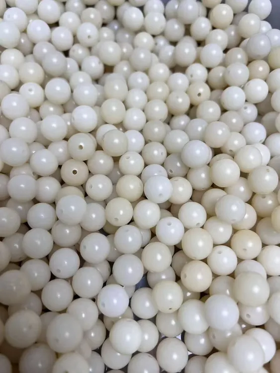 纯天然白玉菩提散珠卡11.5mm可diy
