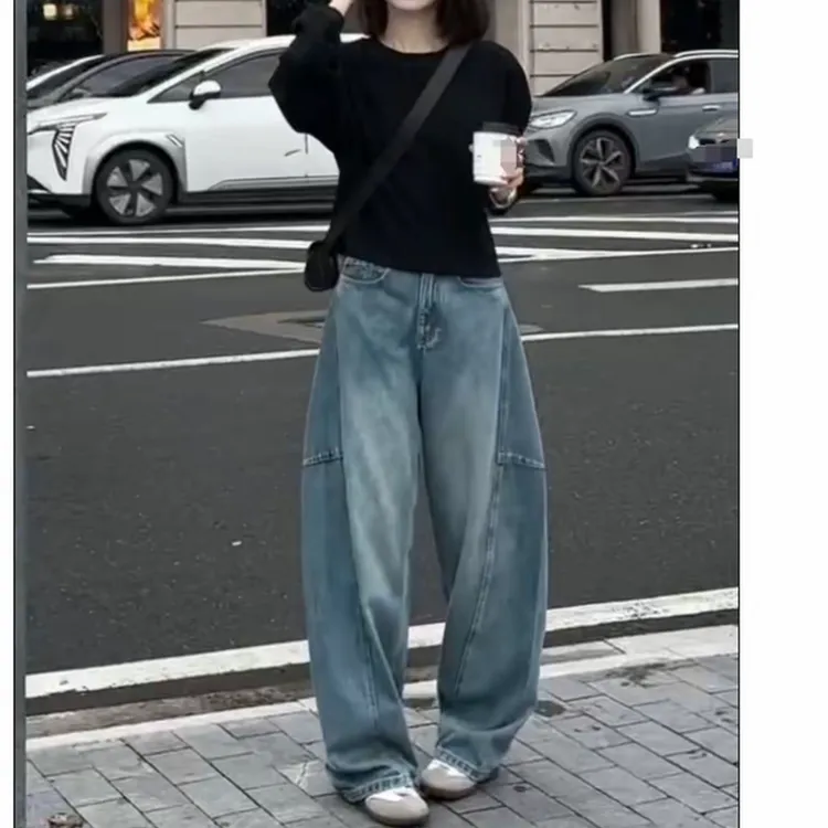 新款气质减龄简约复古松弛感减龄大码女装