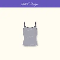 RRB Design 基础条纹百搭显瘦条纹细肩带吊带背心