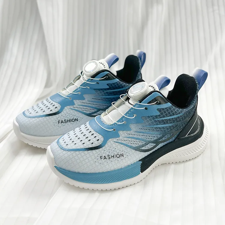 儿童跑步鞋轻便透气网面轻底女童运动鞋男童鞋秋季款大童鞋08-007