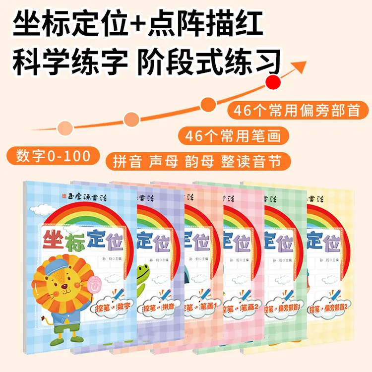 【笔画偏旁】每日一练幼小衔接训练印刷基础同步学习初学者练字
