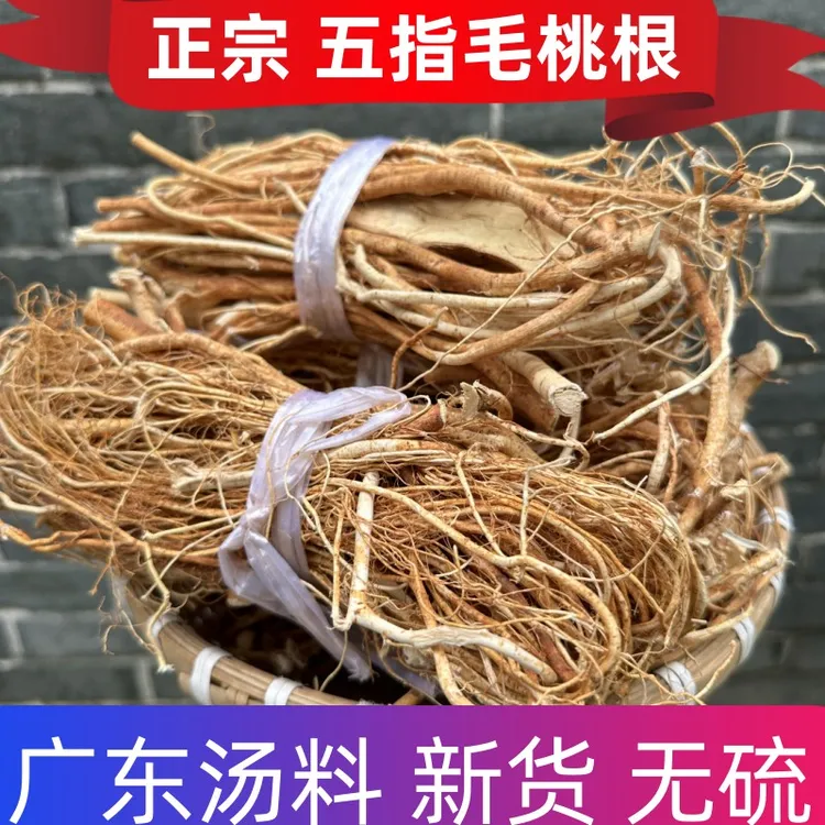 【广东五指毛桃根】正宗五指毛桃天然干货可配肉桂煮水广东汤料