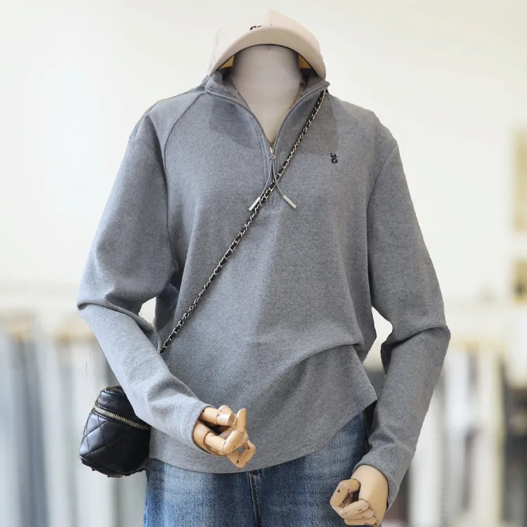 大码女装长袖T恤春秋打底衫女款爆款2025新款显瘦胖mm上衣/25087