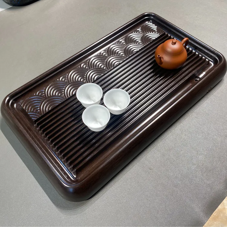 《殿木堂》大号小型电木茶盘高品质家用不伤壶不变形不开裂实用性强