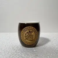 金丝楠阴沉木雕刻高茶杯主人杯 尺寸：6*3.5cm JZ207