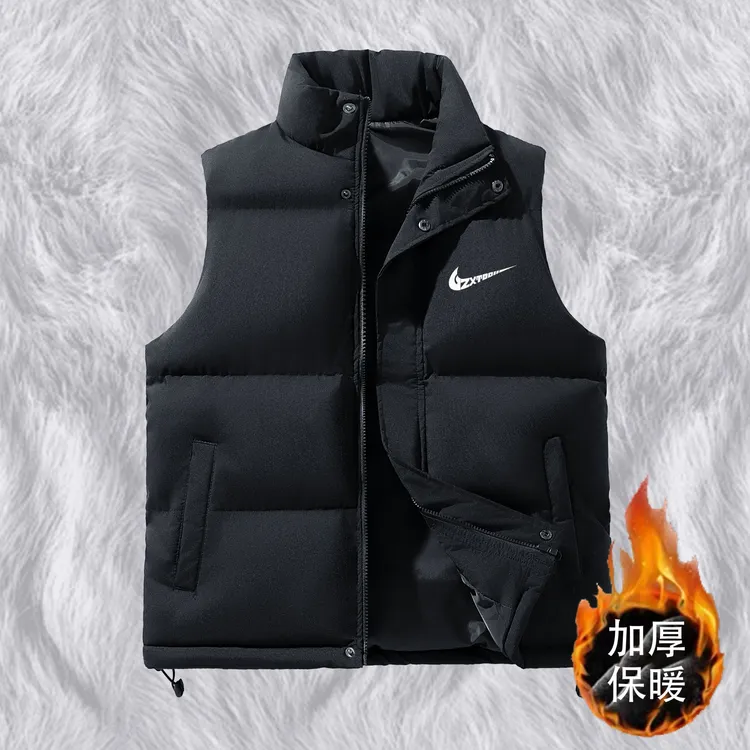 一折专区|奥莱男士马甲秋冬季棉衣加厚保暖夹克防风坎肩背心外套