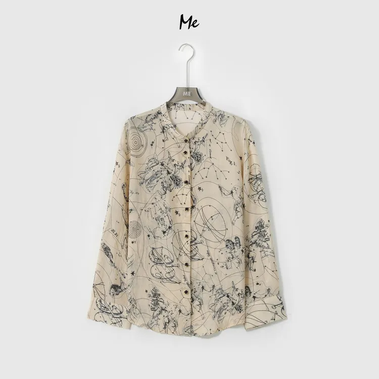 ME【D100%苎麻星际迷航】奢牌感透气显瘦舒适时尚百搭外套MESS6416