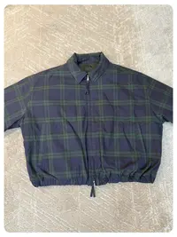 Uninhabitable 双面穿薄棉服！格子棉衣廓形长袖外套防脏防风夹克