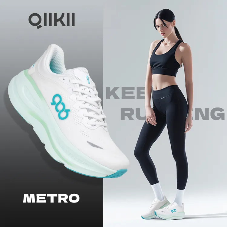 【达人专享】QIIKII漫步METRO系列2025透气新款运动鞋轻盈舒适缓震跑步鞋休闲