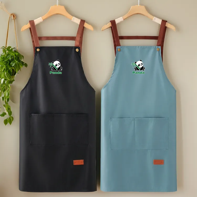 烘焙围裙厨房家用时尚做饭工作服女餐饮上班专用小熊家用防水厨房