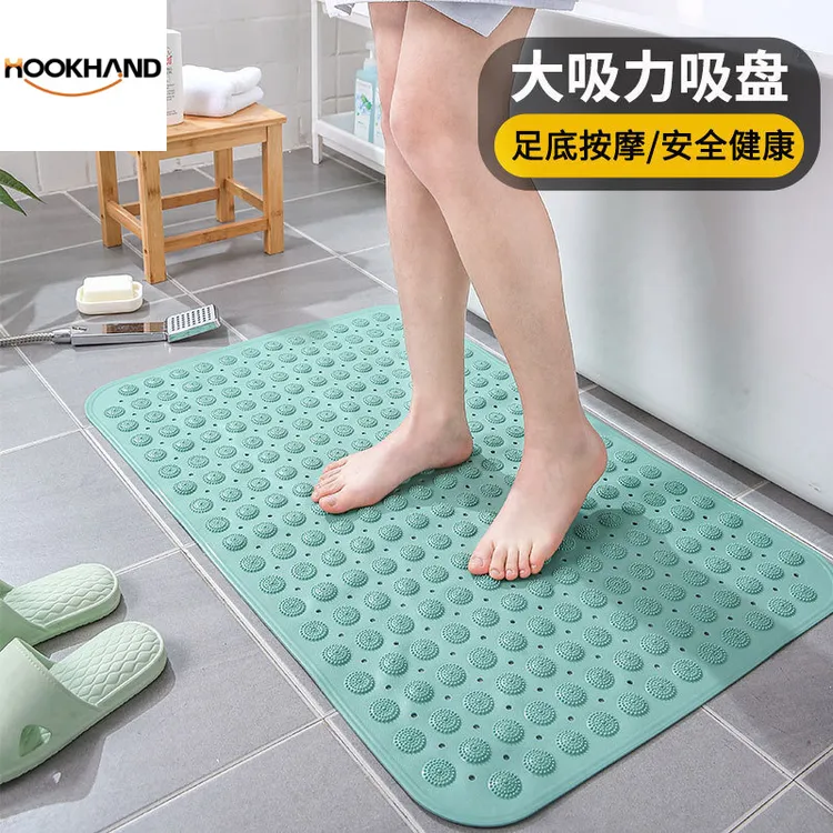 方形浴室垫防滑垫环保家用淋浴房洗澡防摔吸盘地垫卫浴按摩脚垫子