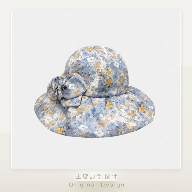 璇之恋·王璇花仙子帽夏季薄款渔夫帽度假风