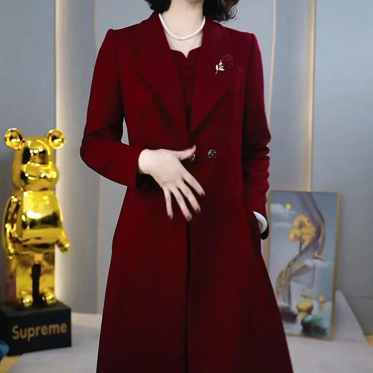 【风衣外套+连衣裙】两件套2025新款气质时尚收腰显瘦女装套装裙