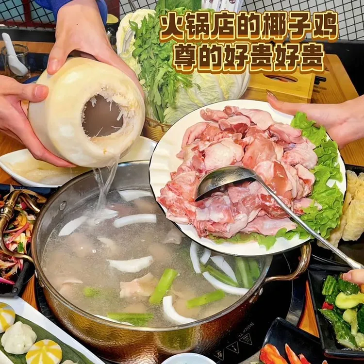 顺丰海南文昌椰子鸡新鲜火锅食材家庭全套餐椰子水 包冰率10%以内