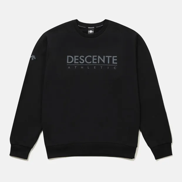 DESCENTE/迪桑特春秋季圆领卫衣加绒男女运动休闲套头SP323XHT93