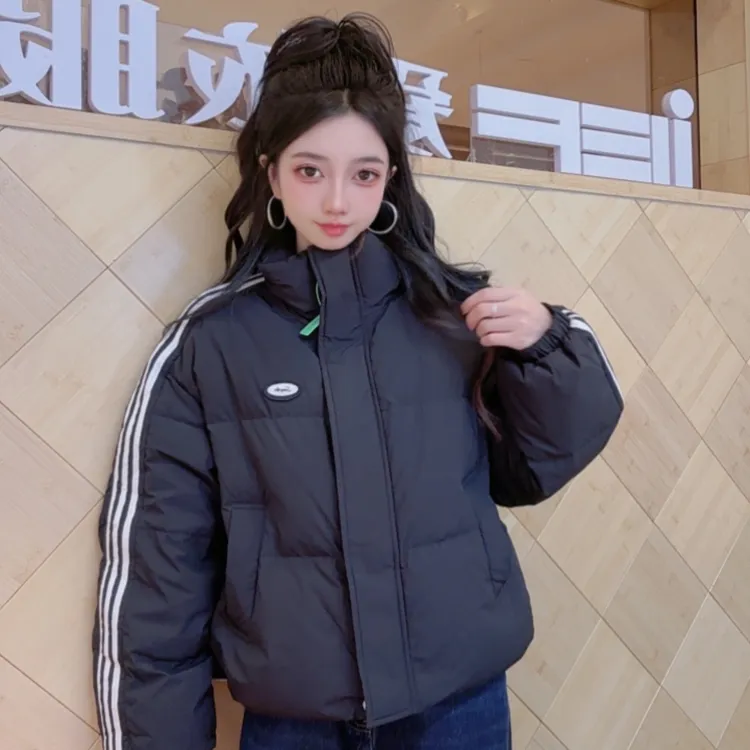 IEF/爱依服2025冬季新款韩版时尚休闲通勤风白鸭绒保暖短款羽绒服