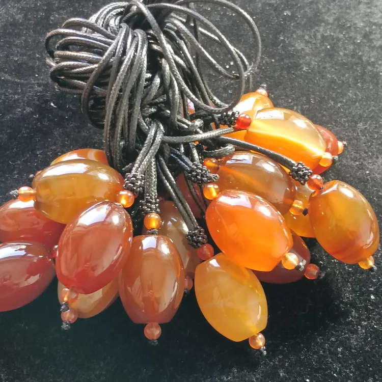 玛瑙天珠挂件精品