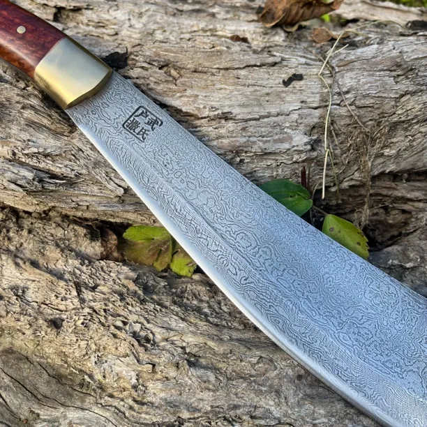 手工锻打帕兰刀具砍柴刀砍柴户外刀纯手工锻打云南户撒刀户外