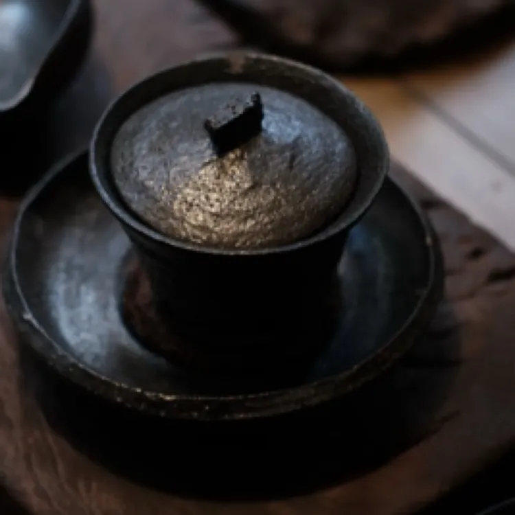 非遗荥经黑砂出彩 盖碗 主人杯2000年历史