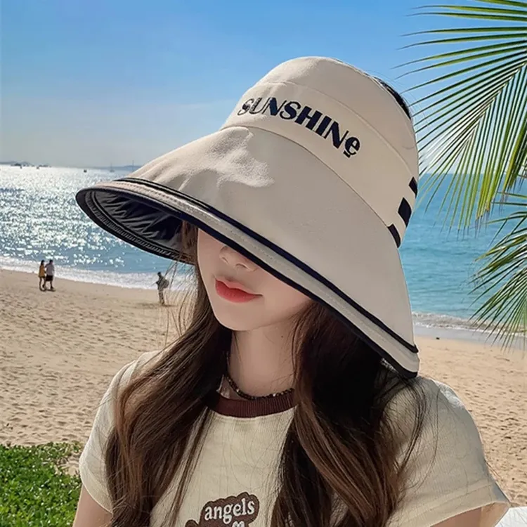 包邮阿媛品质大帽檐防晒帽女夏季遮脸防紫外线披肩太阳帽户外骑车