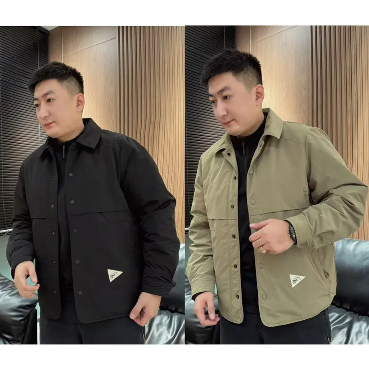 90白鸭绒轻薄翻领夹克羽绒服时尚休闲百搭男女同款