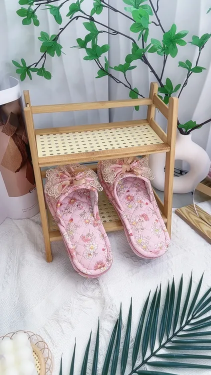 女士防滑静音底居家拖鞋