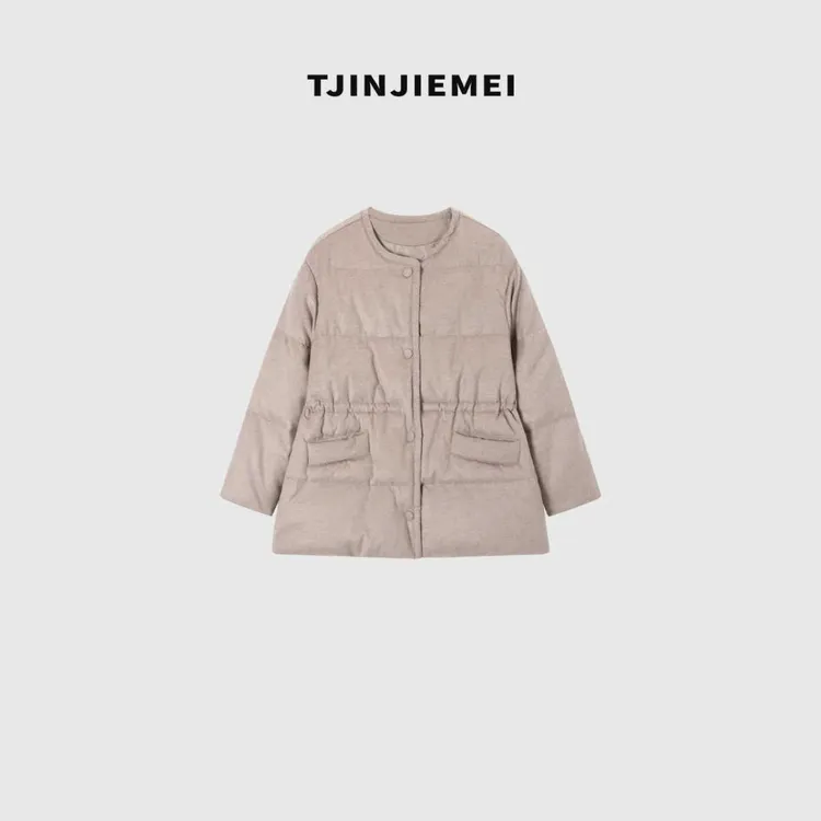 T井姐妹【品味】设计感简约含羊毛鹅绒服ERF2510-HF2591