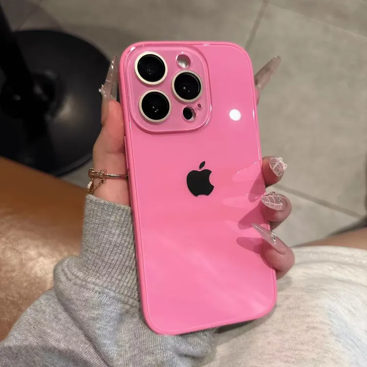 新款高级全包钢化玻璃适用iPhone16手机壳14苹果15promax高颜值13